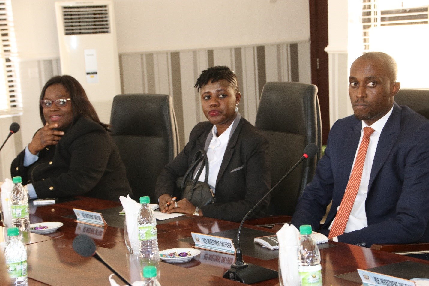 
 The IOFML team during their visit to LMU Management. L-R: The Managing Director, Mrs Tope Omojokun; Funds Management Sales (Lagos), Omoniyi David-Mosaku; and Funds Management Sales (Ilorin), Afolabi Olorunfemi.
