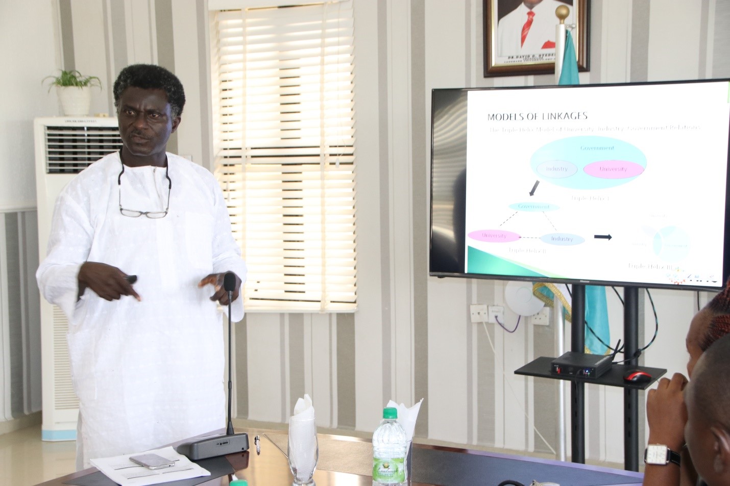Dr. Dele Oyeku during his presentation