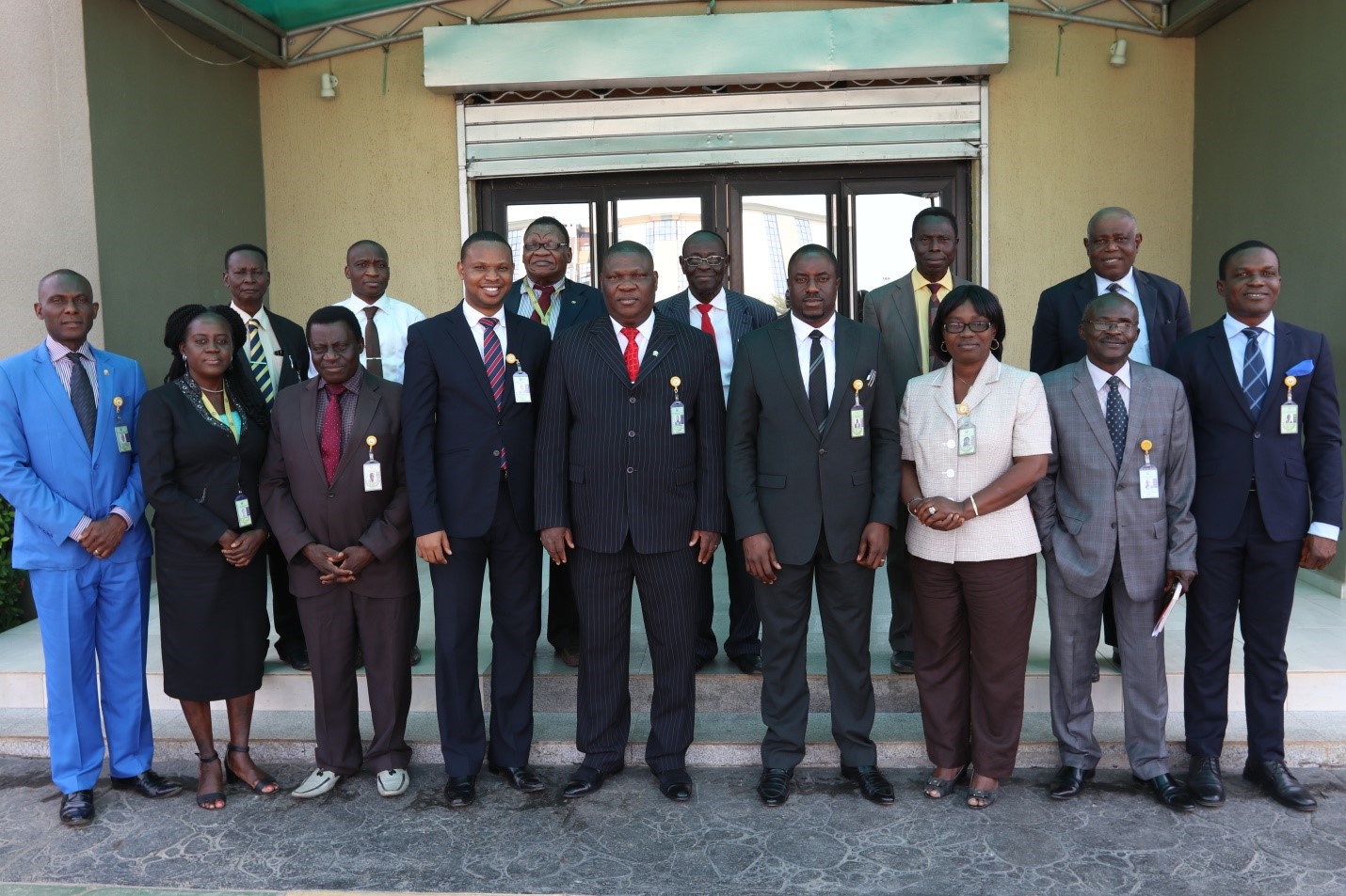 Members of Management and the newly constituted Postgraduate Board in a group photograph