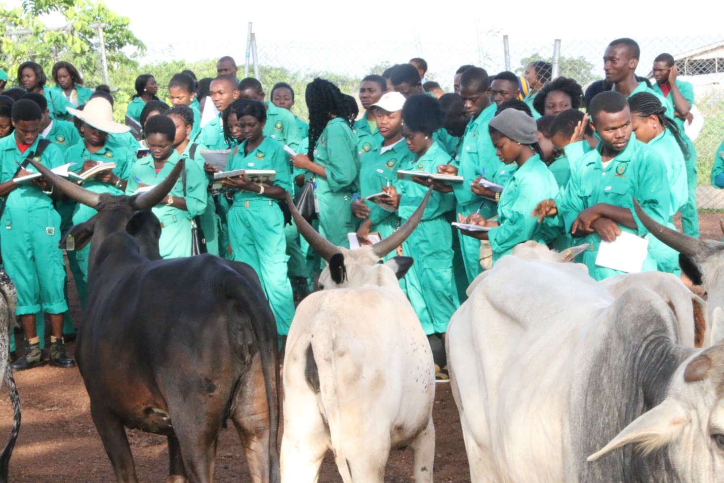 Students of Landmark University during the Agripreneurship Class